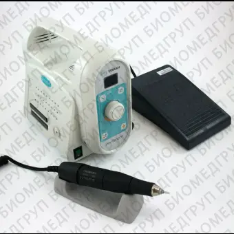 Marathon HANDY 702 Lite щеточный зуботехнический микромотор, с наконечником SDESH400, 40000 об/мин, педаль FS60N