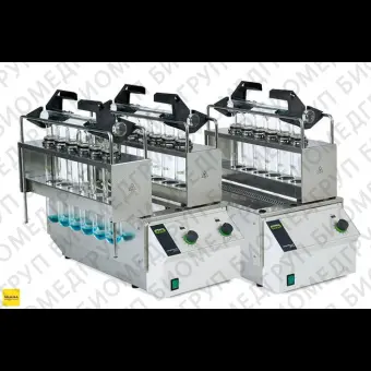 Дигестор ИК, 12 мест, 100 500 мл, ручной подъёмник, K436, Buchi, K436