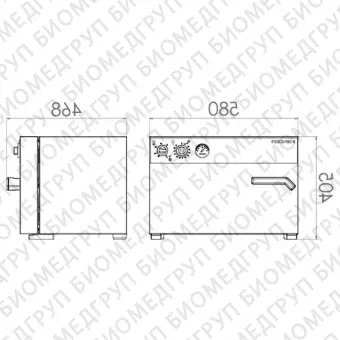 Стерилизатор горячим воздухом, 28 л, Binder E 28