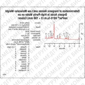 Dionex IonPac AS15 IC Columns