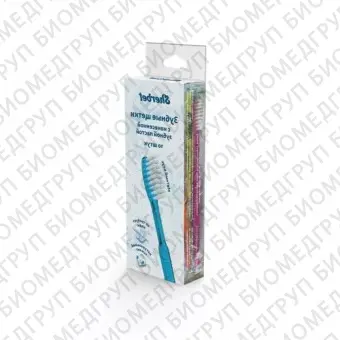 Sherbet  Зубные щетки с нанесенной зубной пастой, пластиковая упаковка с подвесом, 10 шт.