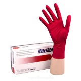 NitriMax, Перчатки нитриловые, красные, 50 пар