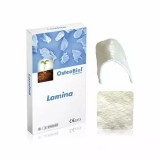 OsteoBiol Lamina Soft Cortical Fine. Овальная. 25x35 мм 0.4-0.6 мм. Пластина гетерологичная кость. Свиная