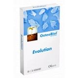 OsteoBiol Evolution. 30x30 мм. Тонкая. 0.4 мм 0.1 мм. Мембрана гетерологичный перикард. Конская