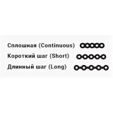 Эластическая цепочка с коротким шагом в катушках по 15 футов (4,572 м) светло-зеленый