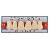 Зубы акриловые Acry Rock фронтальные верхние (планка 6 зубов) (D3 S-33)