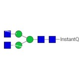 N-гликан AdvancedBio InstantQ G0/A2 (асиало-, агалакто-, биантенный комплекс N-гликан) (ранее ProZyme). N-гликан, помеченный InstantQ, для использования в качестве качественного стандарта с системой анализа гликанов Gly-Q. Альтернативные названия гликанов