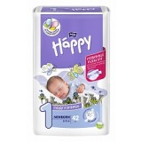 Подгузники  детские  Happy   Newborn, вес 2-5кг., 42 шт.